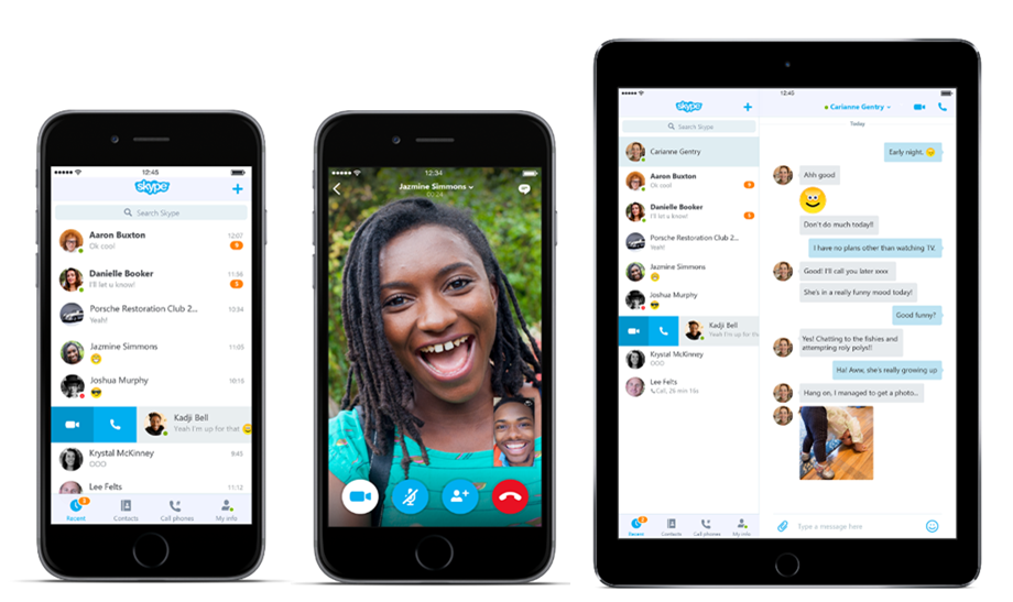 Skype app for android phones